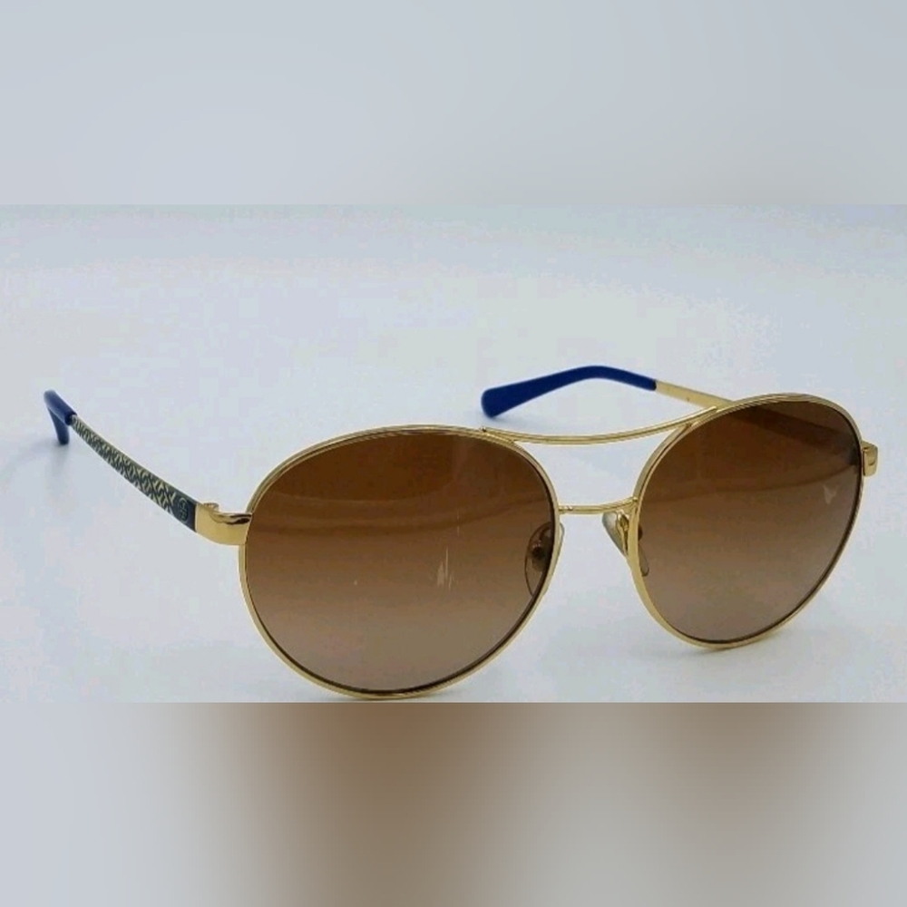 Tory BURCH Gold Aviator Sunglasses